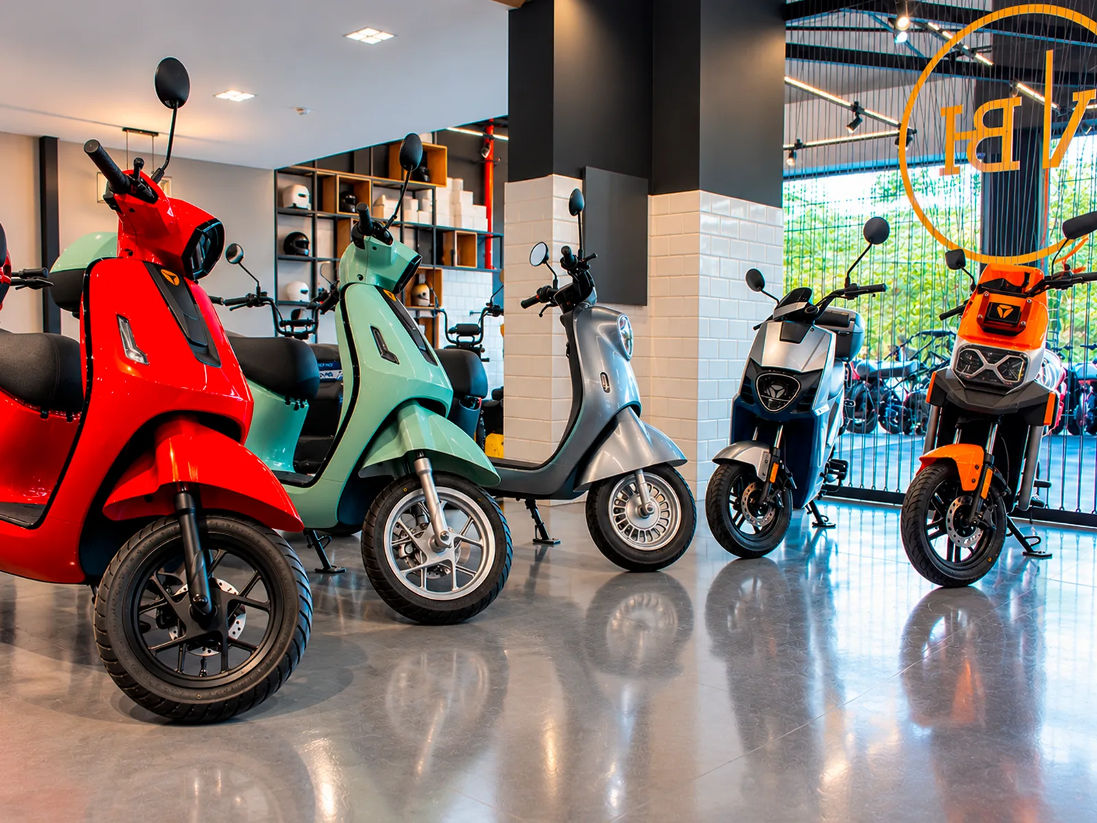 Showroom de scooters elétricas Via BH