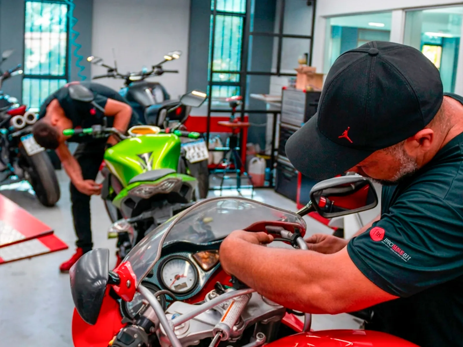 Estrutura da oficina ProBike BH