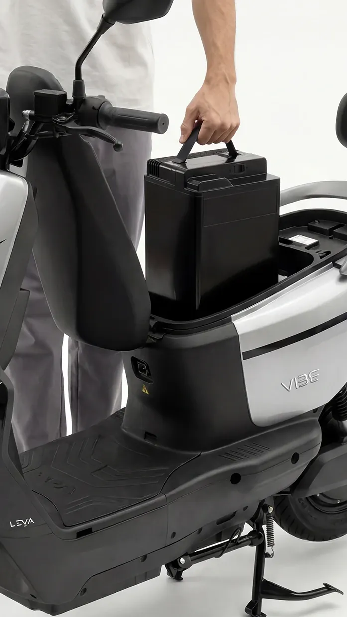 Bateria de lítio removível